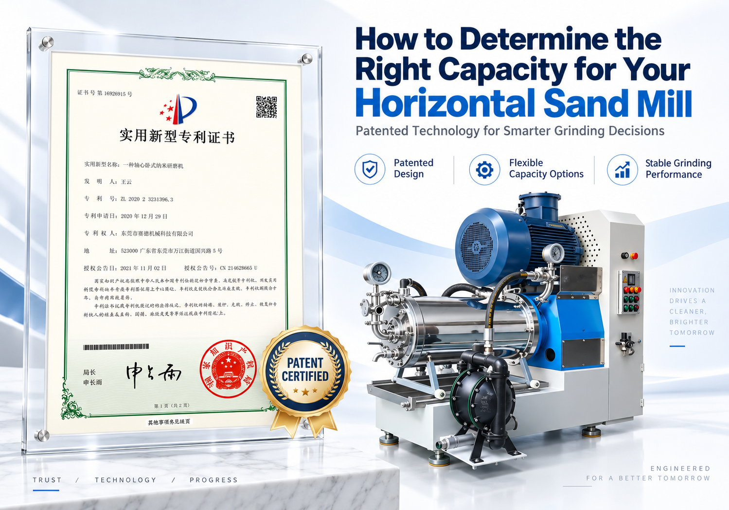 How to Determine the Right Capacity for Your Horizontal Sand Mill