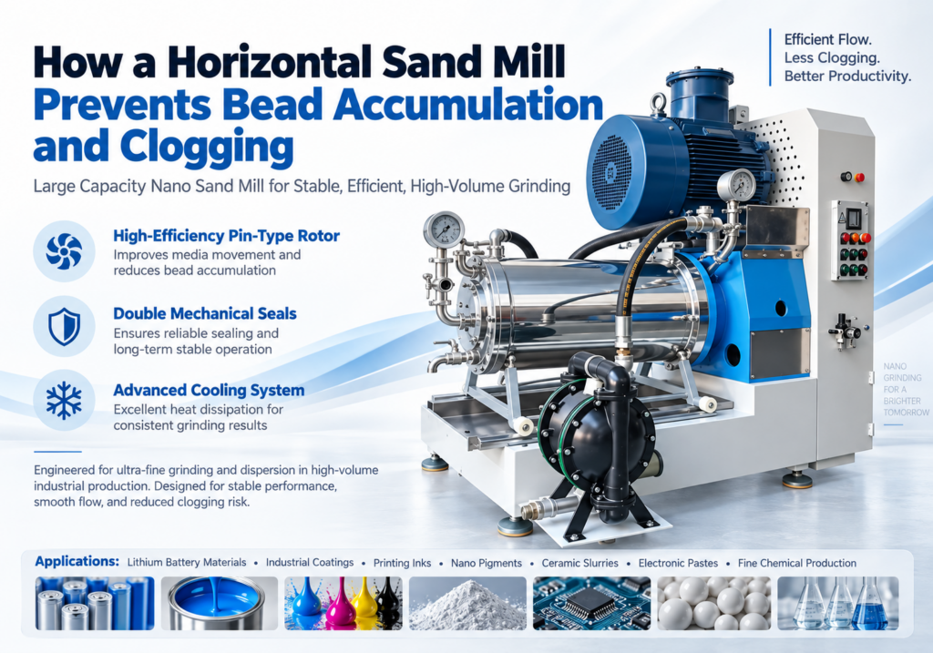 horizontal sand mill