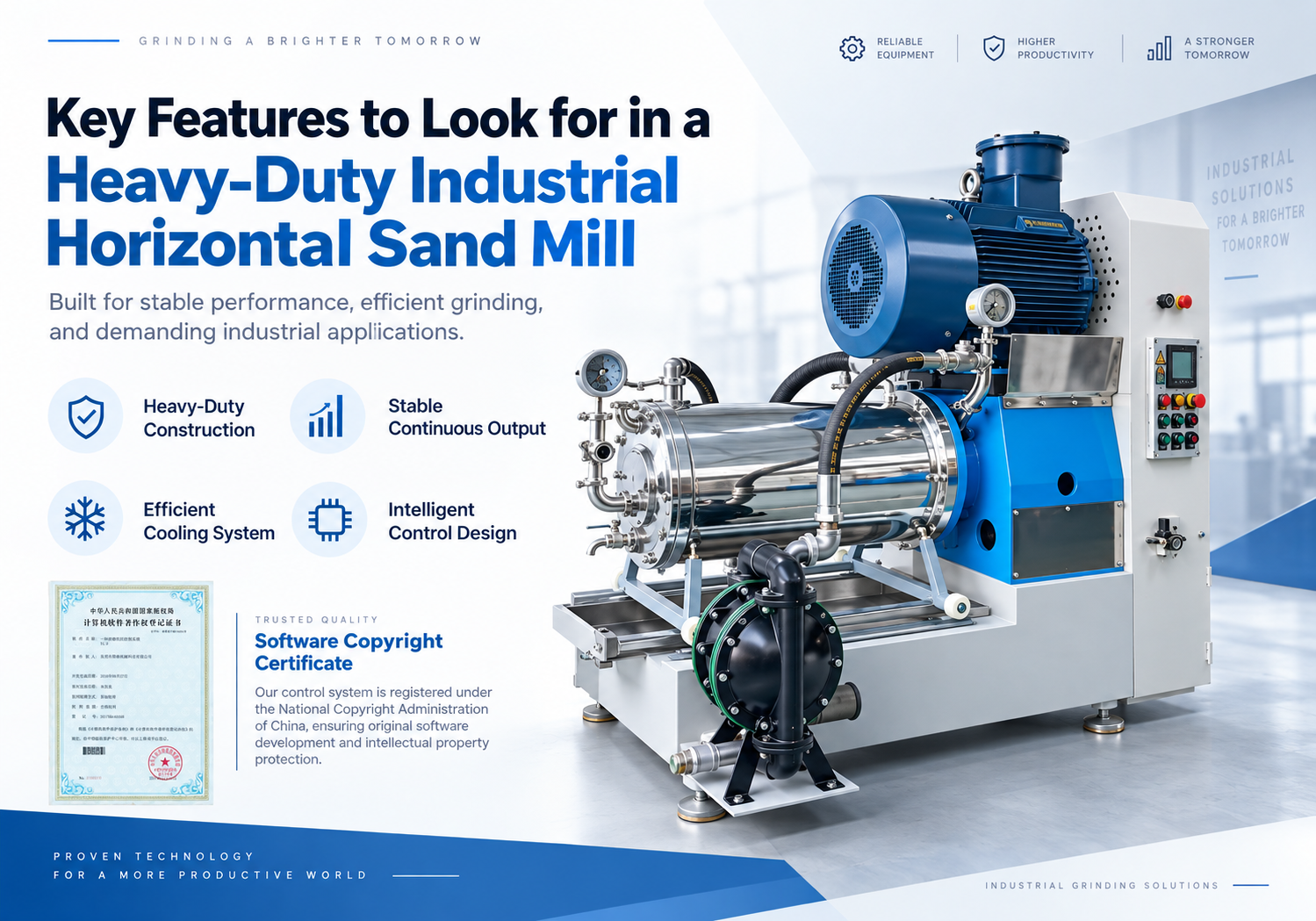 Key Features to Look for in a Heavy-Duty Industrial Horizontal Sand Mill